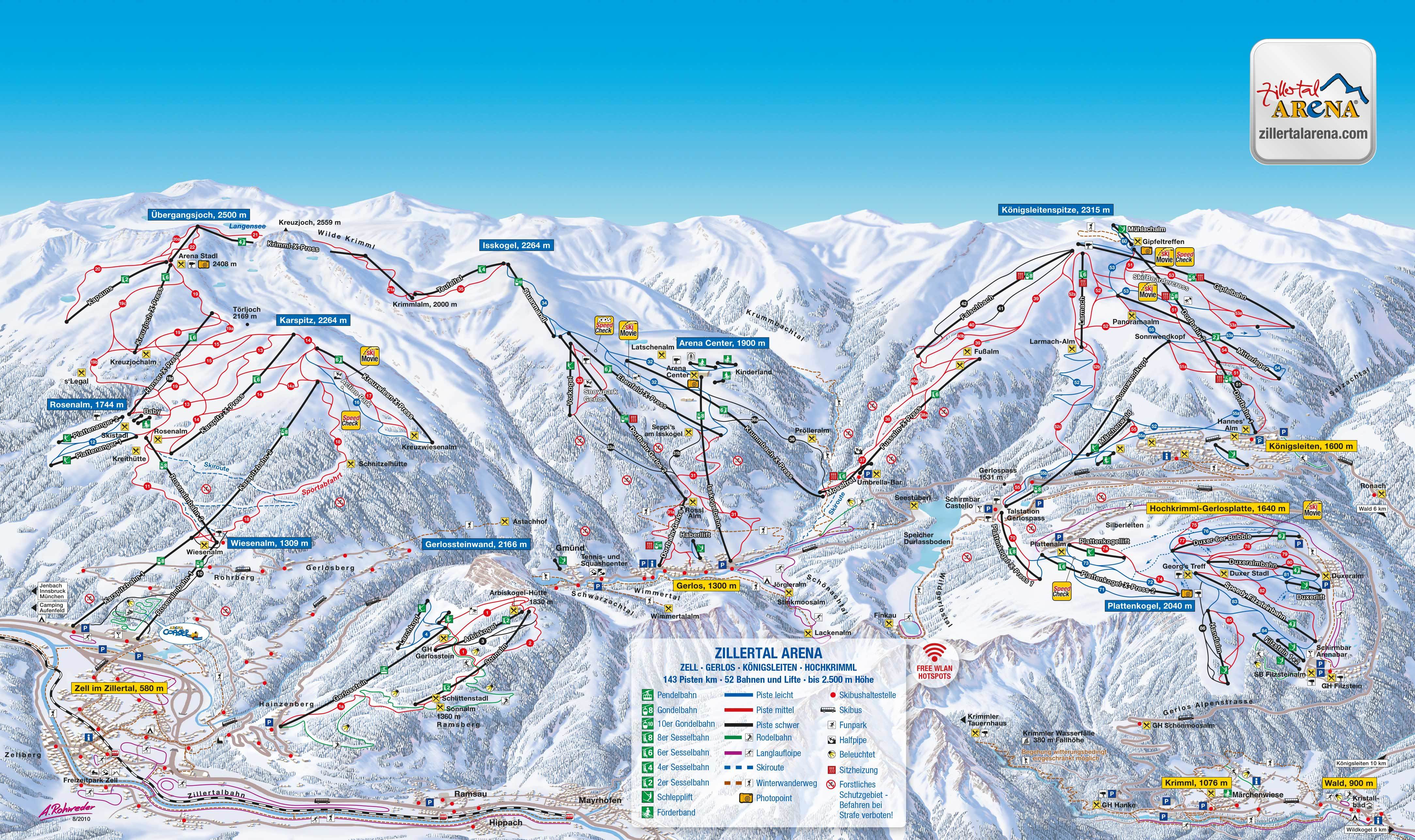 SKI ALPIN/pistes zillertal